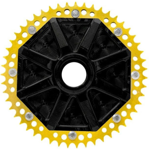 PartzBiz HD: 4424819-Alloy Art G2UCC51-12 Gold Cush Drive Carrier 51T Chain Conversion System Univ PartzBiz HD: 4424819-Alloy Art G2UCC51-12 Gold Cush Drive Carrier 51T Chain Conversion System Univ
