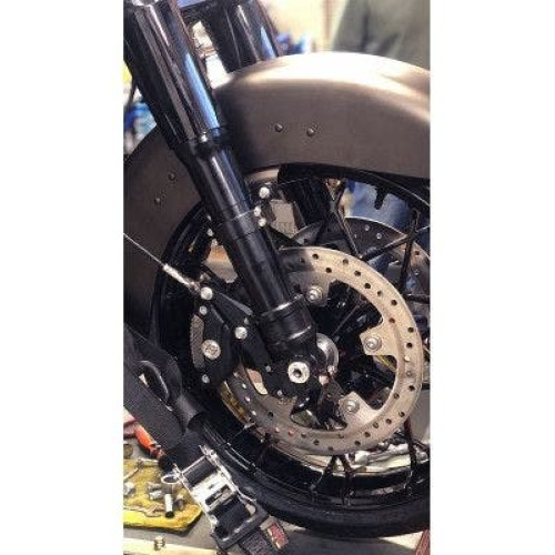 PartzBiz HD: 4424770-Alloy Art Next Gen 49mm Fork Lower Legs & Brake Mounts Harley Softail 18-Up switchback low rider fat bob  super glide wide upgrade best for replacement suspension Front electra road street glide king
