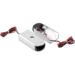 PartzBiz HD DS20201790 - Alloy Art SSL-LG-2C Aluminum Smoke Red LED Marker Light 18-19 H-D Softail FXLR Motorcycle Fender Brake Running Light Turn Signal Custom Replacement Universal 12V Lighting Upgrade Replacement 2020-1790 20201790 PartzBiz HD DS20201790 - Alloy Art SSL-LG-2C Aluminum Smoke Red LED Marker Light 18-19 H-D Softail FXLR Motorcycle Fender Brake Running Light Turn Signal Custom Replacement Universal 12V Lighting Upgrade Replacement 2020-1790 20201790