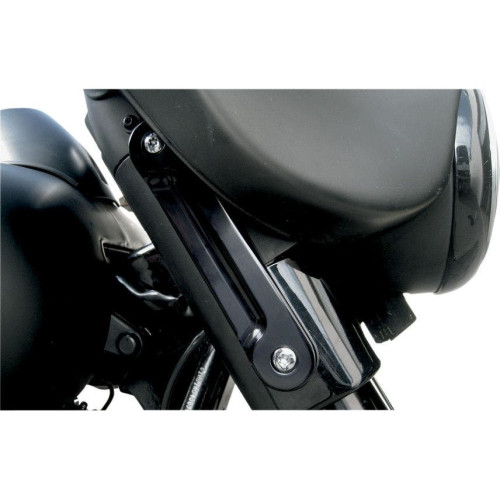 PartzBiz HD: 4424762-Alloy Art Street Glide Black L.E.D. Low Profile Flush Front Turn Signals 97-17 | SGFS-2
