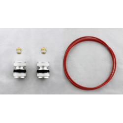 PartzBiz HD AR-70/49P - American Suspension AR-70/41P Fork Tube Air Ride Kit 14-Up Harley FL พร้อม AS Trees