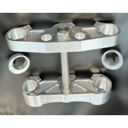 PartzBiz HD BB-CT-14 - American Suspension Cheater Triple Trees การจัดการที่ดีกว่าพวงมาลัยที่เร็วขึ้น Harley FLH 14-23