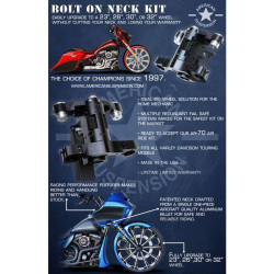 PartzBiz HD BB-BLKFRI - แพ็คเกจ American Suspension Winter Package Bolt บนต้นไม้ขนาด 26”-32” พร้อมตะเกียบและบู๊ทส์