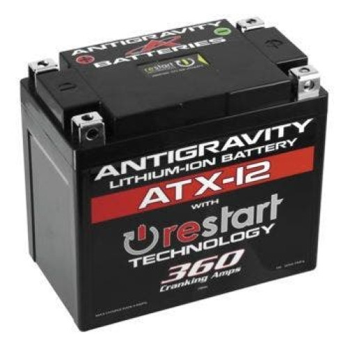 PartzBiz HD: 4424580-Antigravity Batteries RE-START Lithium Ion Batteries Motorcycle ATX-12 213044 AG-ATX12-RS best for performance atv utv scooter cranking power universal lithium lion