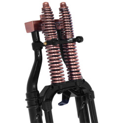 PartzBiz HD MU35246 - Antique Replica Black Copper 18" 4- Stock Harley Springer Fork Front End 35246 54484-97 FXSTS 88-06 SOFTAIL custom classic retro OEM chopper bagger PartzBiz HD MU35246 - Antique Replica Black Copper 18" 4- Stock Harley Springer Fork Front End 35246 54484-97 FXSTS 88-06 SOFTAIL custom classic retro OEM chopper bagger