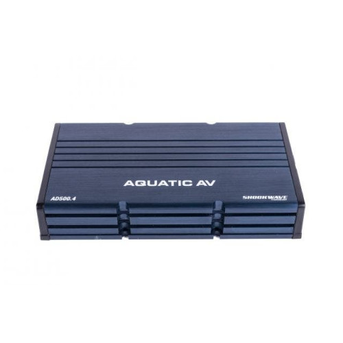 PartzBiz HD: 4424542-Aquatic AV Micro AD500.4 ช็อคเวฟ 4 ช่อง เครื่องขยายเสียง รถยนต์ รถบรรทุก เรือ รถจักรยานยนต์