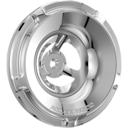 PartzBiz HD AN601-003 - Arlen Chrome 601-003 ฝาครอบเครื่องฟอกอากาศ Chrome Beveled Velocity