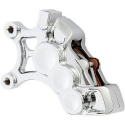 PartzBiz HD AN02-210 - Arlen Ness 02-210 Chrome 6-Piston Caliper 14” ดิสหน้าขวา Harley & Custom