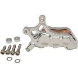 PartzBiz HD AN02-212 - Arlen Ness 02-212 Chrome 6-Piston Caliper 14” ดิสหน้าขวา Harley & Custom