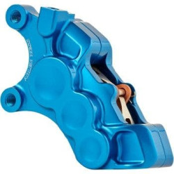 PartzBiz HD AN02-224 - Arlen Ness 02-224 คาลิปเปอร์ 6 ลูกสูบสีน้ำเงิน 11.8” ดิสก์หน้าซ้าย Harley Custom