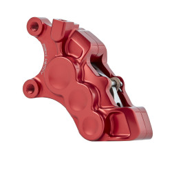 PartzBiz HD AN02-226 - Arlen Ness 02-226 คาลิปเปอร์ 6 ลูกสูบสีแดง สำหรับดิสก์หน้าซ้าย 14” Harley & Custom