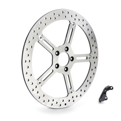 PartzBiz HD AN02-967 - Arlen Ness 02-967 โรเตอร์เหล็กเบรคใหญ่ 15 นิ้ว Harley Softail Dyna 00-14