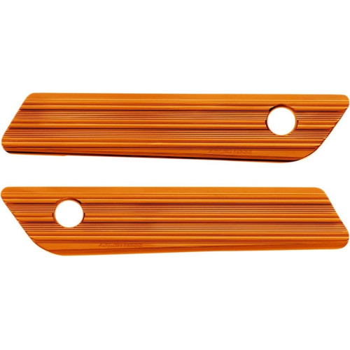 PartzBiz HD: 4424508-Arlen Ness 03-610 สีส้ม Saddlebag Latch ครอบคลุม Billet คู่ Harley Touring 14-21 PartzBiz HD: 4424508-Arlen Ness 03-610 สีส้ม Saddlebag Latch ครอบคลุม Billet คู่ Harley Touring 14-21