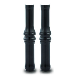 PartzBiz HD AN03-636 - Arlen Ness 03-636 สีดำ 10-Gauge Pushrod Tube Covers Harley Milwaukee Eight 17-Up