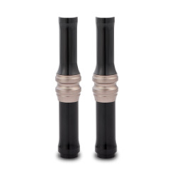PartzBiz HD AN03-637 - Arlen Ness 03-637 ไทเทเนียม 10-Gauge Pushrod Tube Covers Harley Milwaukee Eight 17-Up