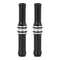 PartzBiz HD AN03-643 - Arlen Ness 03-643 10-Gauge ฝาครอบกระทุ้งสีดำ 17-18 Harley FLH/T M8 0928-0090; 09280090; 263813