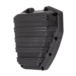 PartzBiz HD AN03-975 - Arlen Ness 03-975 สีดำ 10-Gauge Cam Cover Billet Harley Twin Cam 01-17