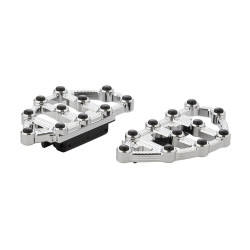 PartzBiz HD AN06-895 - Arlen Ness 06-895 Chrome Billet MX บอร์ดผู้โดยสาร Harley Touring Softail 99-Up