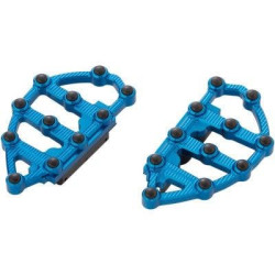 PartzBiz HD AN06-897 - Arlen Ness 06-897 Blue Billet Aluminium MX บอร์ดผู้โดยสาร 8 x 4.25 Harley 99-Up