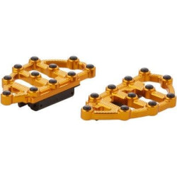 PartzBiz HD AN06-899 - Arlen Ness 06-899 Gold Billet Aluminium MX บอร์ดผู้โดยสาร 8x4.25 Harley 99-Up