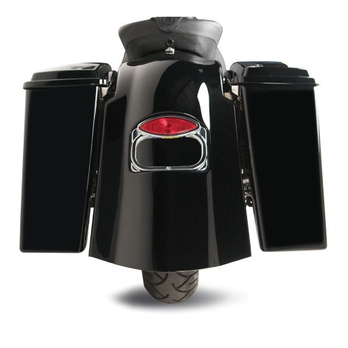 PartzBiz HD: 4424427-Arlen Ness 06-998 Black Big Bag Saddlebags w/o Lids No Exhaust 93-UP Harley FLT PartzBiz HD: 4424427-Arlen Ness 06-998 Black Big Bag Saddlebags w/o Lids No Exhaust 93-UP Harley FLT