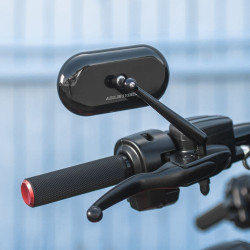 PartzBiz HD AN07-336 - Arlen Ness 07-336 Fusion Knurled ปลอกแฮนด์ 1” พร้อมฝาท้ายสีแดง Harley 76-Up