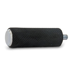PartzBiz HD AN07-926 - Arlen Ness 07-926 Knurled Chrome Fusion Shifter หมุดเบรกสำหรับ Harley หรือ Metric