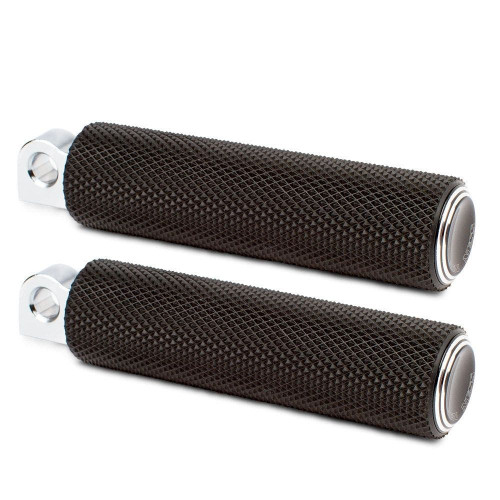 PartzBiz HD: 4424414-Arlen Ness 07-934 Knurled Black Fusion Dual Ring Male Mount หมุดเท้าสำหรับ Harley PartzBiz HD: 4424414-Arlen Ness 07-934 Knurled Black Fusion Dual Ring Male Mount หมุดเท้าสำหรับ Harley