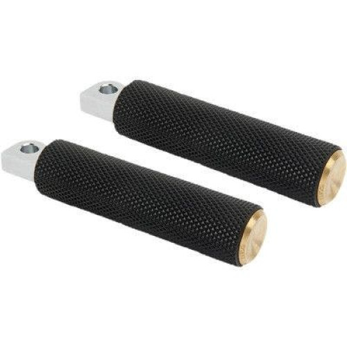 PartzBiz HD: 4424424-Arlen Ness 07-944 Brass Billet Knurled Fusion Driver Footpegs Harley Softail M8 PartzBiz HD: 4424424-Arlen Ness 07-944 Brass Billet Knurled Fusion Driver Footpegs Harley Softail M8