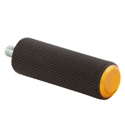 PartzBiz HD AN07-949 - Arlen Ness 07-949 Fusion Knurled Shift Peg พร้อม Billet Gold End Cap สำหรับ Harley 76-Up