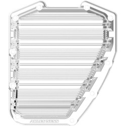 PartzBiz HD AN03-962 - Arlen Ness 10 Gauge Chrome Cam Timing Cover สำหรับ Harley Twin Cam 01-15 | 03-962