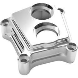 PartzBiz HD AN12-572 - Arlen Ness 10 Gauge Chrome Lifter Tappet Block สำหรับ Harley Twin Cam 99-15 | 12-572