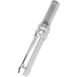 PartzBiz HD AN03-632 - Arlen Ness 10 Gauge Chrome Pushrod Covers สำหรับ Harley 99-15 Twin Cam ชุด 4 ชิ้น | 03-632
