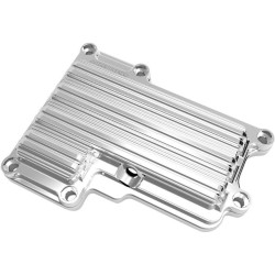 PartzBiz HD AN03-852 - Arlen Ness 10 Gauge Chrome Transmission ฝาครอบด้านบนสำหรับ Harley 07-15 Twin Cam | 03-852