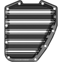 PartzBiz HD AN03-963 - Arlen Ness 10 Gauge Gloss Black Cam Timing Cover สำหรับ Harley Twin Cam 01-15 | 03-963