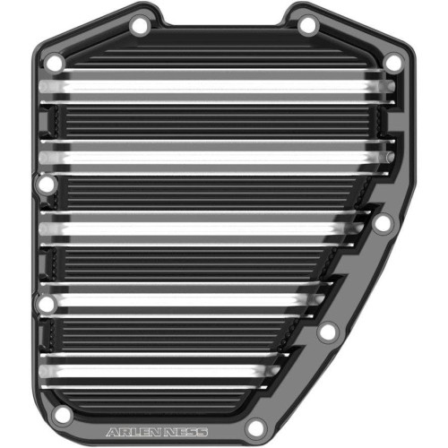 PartzBiz HD: 4424351-Arlen Ness 10 Gauge Gloss Black Cam Timing Cover สำหรับ Harley Twin Cam 01-15 | 03-963