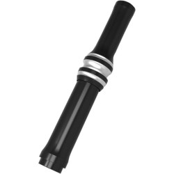 PartzBiz HD AN03-633 - Arlen Ness 10 Gauge Gloss Black Pushrod Covers สำหรับ Harley 99-15 Twin Cam ชุด 4 | 03-633