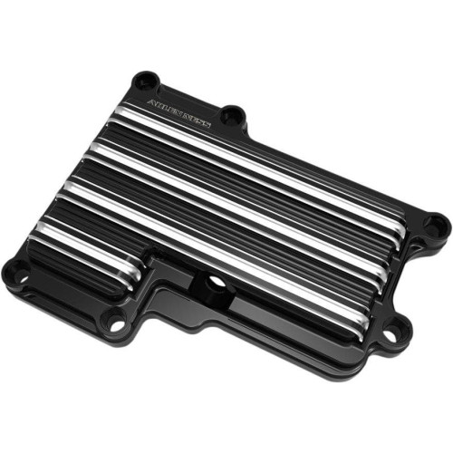 PartzBiz HD: 4424358-Arlen Ness 10 Gauge Gloss Black Transmission ฝาครอบด้านบน Harley 07-15 Twin Cam | 03-853