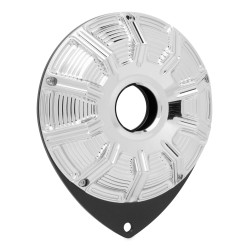 PartzBiz HD ANI-1221 - Arlen Ness I-1221 Chrome 10-Gauge ฝาครอบสวิตช์กุญแจ Indian Scout / Sixty 15-18 | I-1221