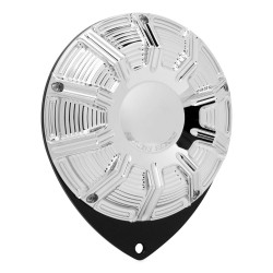 PartzBiz HD ANI-1217 - Arlen Ness I-1217 ฝาครอบเทอร์โมสตัท Chrome 10-Gauge Indian Scout / Sixty 15-18 | I-1217