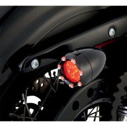 PartzBiz HD AN12-746 - Arlen Ness 12-746 ไฟเลี้ยว LED สีดำ/แดง Bullet Deuce ไฟเลี้ยวด้านหลัง Harley PartzBiz HD AN12-746 - Arlen Ness 12-746 ไฟเลี้ยว LED สีดำ/แดง Bullet Deuce ไฟเลี้ยวด้านหลัง Harley