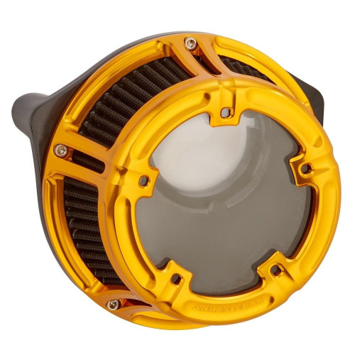 PartzBiz HD: 4424267-Arlen Ness 18-178 Gold Anodized Method Clear Stage 1 กรองอากาศ XL 88-17 18-178 PartzBiz HD: 4424267-Arlen Ness 18-178 Gold Anodized Method Clear Stage 1 กรองอากาศ XL 88-17 18-178
