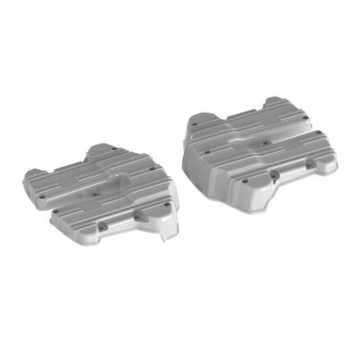 PartzBiz HD: 4424274-Arlen Ness 18-262 Chrome 10-Gauge Rocker Box ครอบคลุม M8 Harley FLH/T Softail 0940-1662 09401662 263867