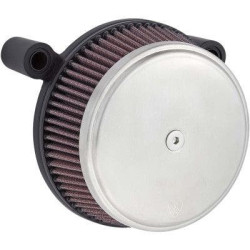 PartzBiz HD AN18-742 - Arlen Ness 18-742 Stainless Big Sucker Stage 1 เครื่องฟอกอากาศ Harley XL 88-17 ใหม่ที่ดีที่สุดที่กำหนดเอง touring softail bagger dresser chopper ไส้กรองอากาศอัพเกรดประสิทธิภาพการเปลี่ยน
