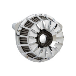 PartzBiz HD AN18-990 - Arlen Ness 18-990 Chrome Inverted 15-Spoke เครื่องฟอกอากาศ 08-16 Harley Davidson Touring Bagger Dresser Softail Dyna FXD FLST FXST FLHT FLHX FLTR FLHR 1010-2486 10102486 264332