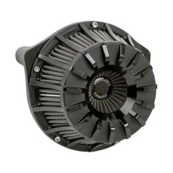 PartzBiz HD AN18-995 - Arlen Ness 18-995 Black Inverted 15-Spoke เครื่องฟอกอากาศ Breather Filter 91-19 Harley Sportster XL Sporty XL883 XL1200 1010-2462 10102462 264337
