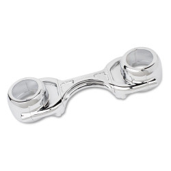 PartzBiz HD AN20-351 - Arlen Ness 20-351 Chrome METHOD ค้ำโช๊คฟอร์จ 49mm Harley-Davidson 06-17 FXD 0415-0038 04150038 263891
