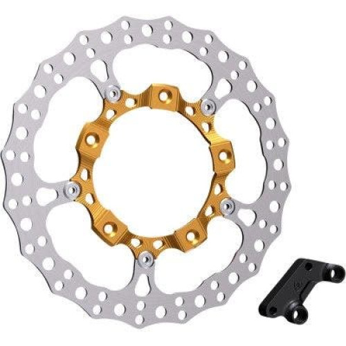 PartzBiz HD: 4424156-Arlen Ness 300-006 14” Big Brake Rotor Kits Front Right Gold Harley Touring FLH/T PartzBiz HD: 4424156-Arlen Ness 300-006 14” Big Brake Rotor Kits Front Right Gold Harley Touring FLH/T