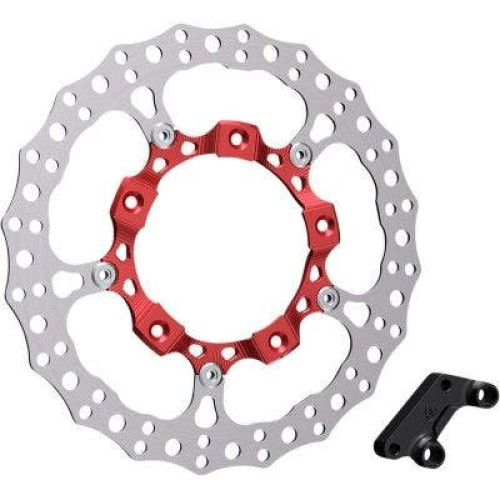 PartzBiz HD: 4424157-Arlen Ness 300-007 14” Big Brake Rotor Kits Front Right Red Harley Touring FLH/T PartzBiz HD: 4424157-Arlen Ness 300-007 14” Big Brake Rotor Kits Front Right Red Harley Touring FLH/T