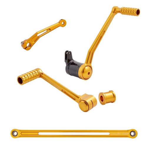 PartzBiz HD: 4424151-Arlen Ness 420-104 Gold Speedliner การควบคุมเท้า Solo Toe Shifter Harley 08-up FLH PartzBiz HD: 4424151-Arlen Ness 420-104 Gold Speedliner การควบคุมเท้า Solo Toe Shifter Harley 08-up FLH